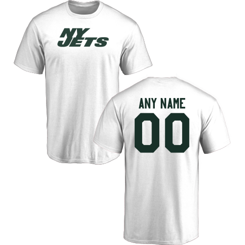 Men New York Jets Design-Your-Own Short Sleeve Custom NFL T-Shirt